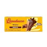 Bauducco Chocolate Wafers - Crispy Wafer Cookies With 3 Delicious, Indulgent, Decadent Layers of Chocolate Flavored Cream - Delicious Sweet Snack or Desert - 5.0 oz (Pack of 1)