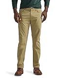 Lee Men's Extreme Motion 5-Pocket Synthetic Straight Pant, KC Khaki