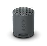 Sony SRS-XB100 Wireless Bluetooth Portable Lightweight Super-Compact Travel Speaker, Durable IP67 Waterproof & Dustproof Shower Speaker, 16 Hour Battery, Versatile Strap, & Hands-free Calling, Black