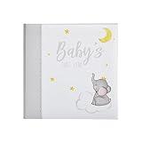 Kate & Milo Baby’s First Year Baby Memory Journal, Gender-Neutral Keepsake, Baby Milestone Memory Book and Photo Album, Perfect for Baby Showers, For New and Expecting Parents, Sky and Elephant