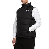 Reebok Mens Puffer Vest for Winter, Lightweight Down Alternative, Men's Outerwear Vests, Winter Vest for Men, Puffy Vest