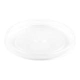 Restaurantware LIDS ONLY: Bio Tek 3.8 x 0.4 Inch Container Lids 200 Durable Round Lids - Tight Seal Only Lids Clear PET Soup Container Lids Disposable Containers Sold Separately