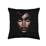 Woman Portrait Fashion Design Drawing Minimalist Art Throw Pillow