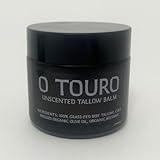 O Touro Handmade Unscented Tallow Balm - Organic Grass Fed - Made for All Skin Ailments: Dryness, Eczema, Burns, Cuts, Acne, and More - Premium Skincare With Local Ingredients…