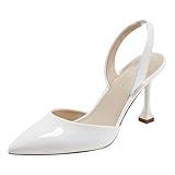 Marc Fisher Women's HADYA Pump, White 120, 7