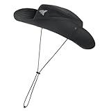 KastKing Shade Trekker Boonie Hat,UPF 50+ Protection,Water-Repellent,Adjustable Snap Brim Fishing Hat,Dark Gray