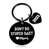 Stocking Stuffers for 18 Year Old Boy Don't Do Stupid Shit Keychain Secret Santa Gifts for Teen Girls Boys Kids Stocking Stuffers for Kids Teen Boys Girls Off to College Gifts for College Boy Girl