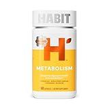 Habit Metabolism Supplement (60 Capsules) - Supports Digestive Health & Metabolism, Vitamin B12, Selenium, Chromium, Apple Cider Vinegar, Vegan, Non-GMO (1 Pack)