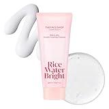 The Face Shop Rice Water Bright Milk & Jelly Double Cleanser, Double Cleansing in Half the Time, 2-in-1 Makeup Remover & Face Wash, Hydrating & Moisturizing, Korean Skin Care, Vegan, 6.4 fl. oz.