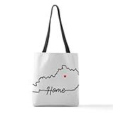 CafePress Kentucky Home Lexington Polyester Tote Bag 16"x16"