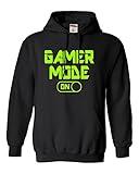 Go All Out Small Black Mens Gamer Mode On Funny Gift For Gaming Lovers Sweatshirt Hoodie