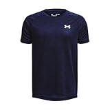 Under Armour Boys Tech 2.0 Short-Sleeve T-Shirt, (410) Midnight Navy / / White, Medium