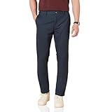 Amazon Essentials Men's Slim-Fit Wrinkle-Resistant Flat-Front Chino Pant, Navy, 32W x 32L