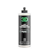 3D SiO2 Ceramic Trim Restore, GLW Series | Ultimate Hydrophobic Trim Reviver | SiO2 Infused Restoring, Shining, & Protecting | Restores Black Plastic & Vinyl | DIY Car Detailing | 16 oz