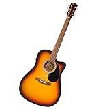 Fender FA-25CE Dreadnought Acoustic Electric Guitar, Beginner Guitar, with 2-Year Warranty, Includes Built-in Tuner and On-Board Volume and Tone Controls, Comes with Free Lessons, Sunburst