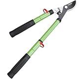 GARDENWORK Loppers for Tree Trimmer,Heavy Duty Branch Cutter,17-23"Extendable Garden Loppers with SK5 High Carbon Steel Blade,Chops Thick Branch Ease with 1.6" Diameter Cut Capacity