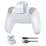 NexiGo Rechargeable Battery Pack Accessory Compatible with PS5 / Edge Controller, Play and Charge Kit for PlayStation 5 Controllers, 1600 mAh with LED Indicator & USB-C Charging Cable