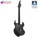 PDP RIFFMASTER Wireless Guitar Controller for PlayStation 5 and PlayStation 4, PS5/PS4, Rock Band 4, Fortnite Festival, Audio Jack, Rechargeable Battery, Officially Licensed by Sony - Black