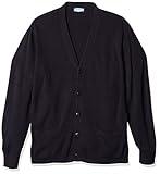Classroom School Uniforms womens Adult Unisex Cardigan Sweater, Dark Navy, Large US