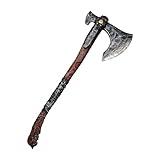 CoserWorld 1:1 Replica PU Foam Hammer, Medieval Axes Costume Prop, Halloween Cosplay Weapons(GOW-A01)