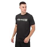 Under Armour 1376830-1-LG Men's UA Camo Chest Stripe Short Sleeve Black LG