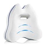 Tiwwie Knee Pillow Leg Pillow for Side Sleepers Foam Support Pillow for Sleeping for Back Pain,Memory Foam Cushion Pregnancy Pillow Leg Positioner Pillows for Side Sleeping