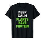 Vegan Vegetarian Cooking Gym Fitness Protein Health Joke T-Shirt