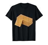 Smores Ingredients and Camping Essentials Graham Cracker T-Shirt
