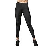 CW-X Women's Stabilyx Joint Support Compression Tight, Leggings for Running and Recovery, Black, Medium