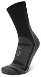 Balega Blister Resist Performance Crew Athletic Running Socks for Men and Women (1 Pair), Black, Large