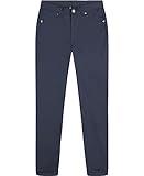 IZOD Boys' School Uniform Twill Khaki Pants, Flat Front & Comfortable Waistband, Navy 5-Pocket, 20