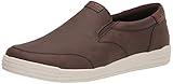 Nunn Bush Men KORE City Walk Moccasin Toe Sneaker Style Slip On Loafer Shoe, Brown, 14 M US