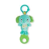 Bright Starts Tug Tunes On-The-Go Toy for Stroller and Carriers - Elephant - Unisex, Newborn +