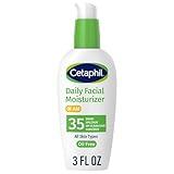 Cetaphil Face Moisturizer, Daily Oil Free Facial Moisturizer with SPF 35, For Dry or Oily Combination Sensitive Skin, Fragrance Free Face Lotion