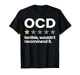 OCD One Star Rating Obsessive Compulsive Disorder Awareness T-Shirt