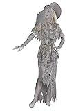 Rubies Women's Ghostly Gal Adult Sized Costumes for Themed Parties and Halloween, Gray/White, Standard US