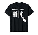 Problem is Solved Funny Marriage Versus Divorce Divorcee T-Shirt