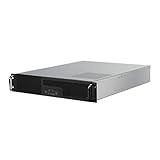 SilverStone Technology 2U Dual 5.25" Drive Bay ATX rackmount Industrial Storage Server Chassis with USB 3.1 Gen1 Interface, SST-RM23-502