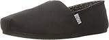 Skechers Women's Bobs Plush-Peace & Love Ballet Flat, Black, 10