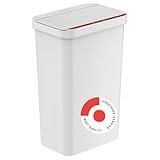 iTouchless Prime 13.2 Gallon Sensor Trash Can, Durable Dent-Proof Construction, Slim and Space-Efficient Automatic Bin Great for Kitchen, Home, Office, Business, Garage, White Color Plastic