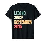 September Birthday 2015 Legend Since September 2015 Retro T-Shirt