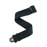 Planet Waves D'Addario Auto Lock Guitar Strap - Acoustic & Electric Accessories - Easy to Use Locking Straps - Uses Existing Buttons - Skater - Black