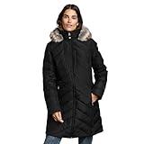 Eddie Bauer Women's Crystal Ridge Down Parka, Black, Medium