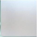 Coavas Window Privacy Film Frosted Glass Static Cling UV Sun Blocking Heat Control Window Tint Day and Night Insulation Home Bathroom Door Decorative Frosting Cover (11.8 x 78.7 Inch, Pure)