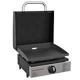 Blackstone 1814 Stainless Steel Propane Gas Portable, Flat Top Griddle Frill Station for Kitchen, Camping, Outdoor, Tailgating, Tabletop, Countertop – Heavy Duty & 12, 000 BTUs, 17 Inch, Black