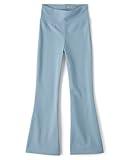 The Children's Place Girls' Flare Legging Pants, Soft Blue