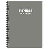 Fitness Planner for Women & Men - A5 Workout Log Book/Exercise Workout Log to Track Weight Loss, GYM, Bodybuilding Progress - Daily Health & Wellness Workout Journals, 5.8X8.25 In Workout Book