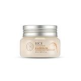 The Face Shop Rice Ceramide Moisturizing Cream - Rice Extract + Rice Bran Oil - Hydrating Targets Dryness, Brightening - Dermatologically Tested - Lightweight Moisturizer Face Cream - Korean Skin Care