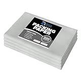 Bryco Goods Newsprint Packing Paper Sheets for Moving - 10lb - 320 Sheets of Newspaper Paper - Wrapping and Protecting Fragile Items, Box Filler, Shipping Supplies - 27" x 17" - Made in the USA
