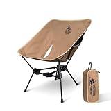 OneTigris Tigerblade Camping Chair, Lightweight Folding Backpacking Hiking Chair, Compact Portable 330 lbs Capacity